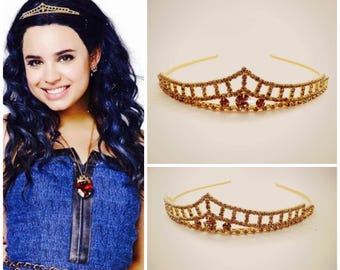 Disney Descendants Tiara ,Disney Descendants Crown, Evie Headpiece , Evie costume, ,Descendants Headpiece ,Evie Gold Tiara ,Evie Gold Crown