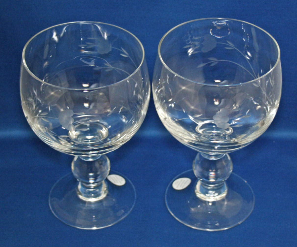 Vintage Princess House Heritage 24 Oz Grande Glass Set Of 2 Item   Il Fullxfull.1452561639 N1rt 