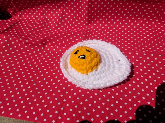 plush fried egg