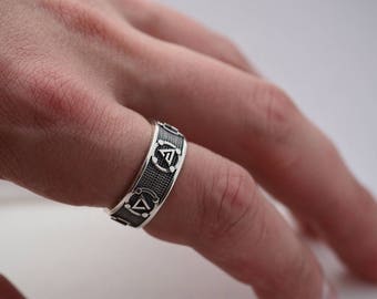 Aard Sign Ring (5 signs) Mark 3 - chain armour edition