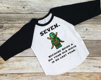 ninjago birthday shirts