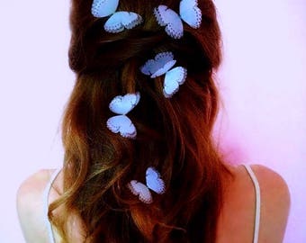 Unusual Butterfly hairpin Hairpin with butterfly Pin with