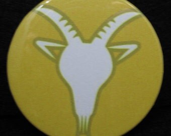 Capricorn Pin Back ~Capricorn Badge~ December 21 – January 19