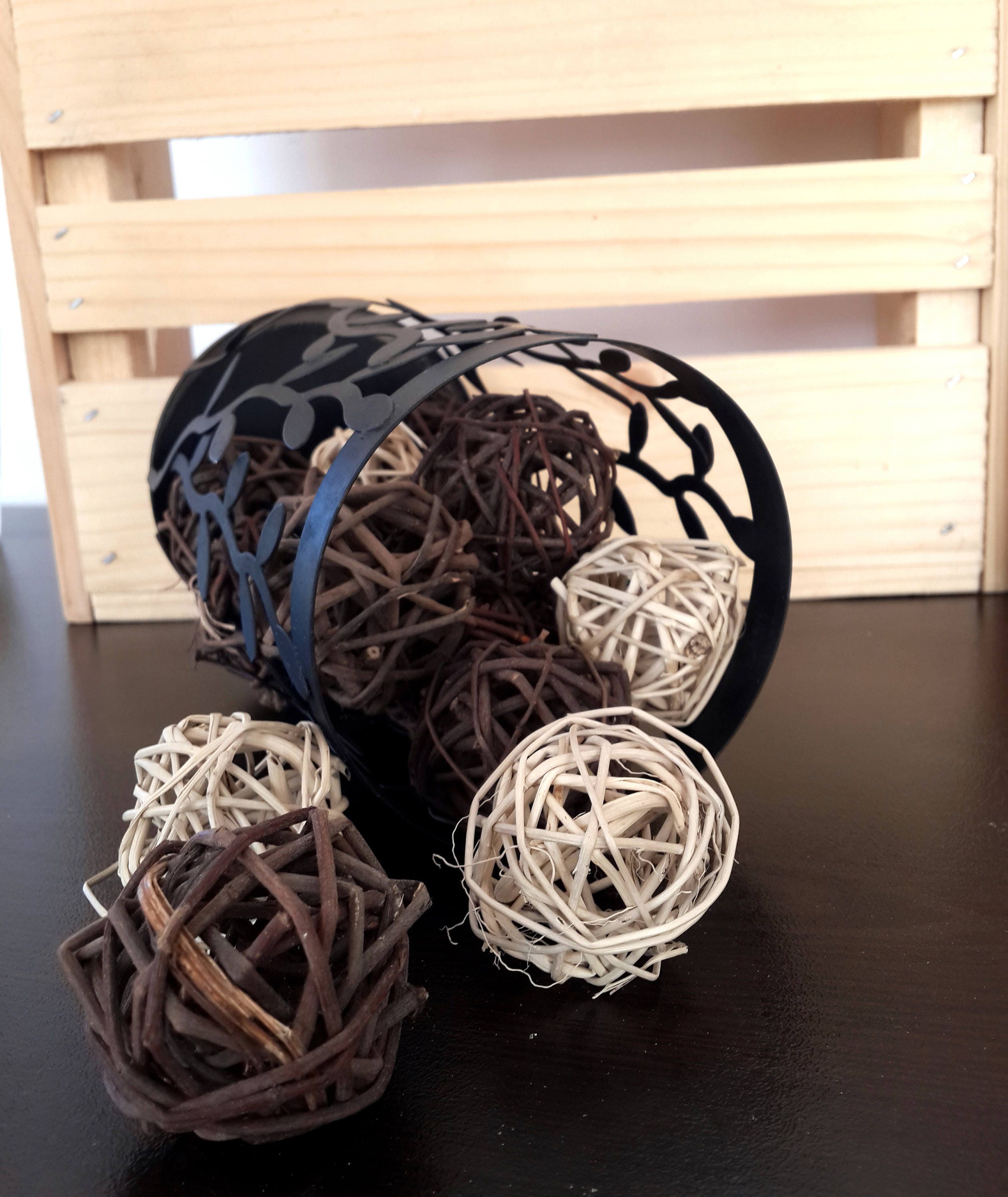 Decorative Wicker Balls WHOLESALE Rattan Balls in Bulk Deco