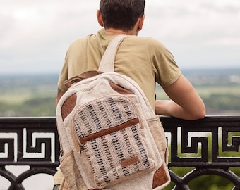 Hemp Backpack, Rucksack, Travelpack, Hipster