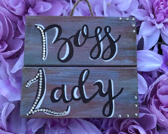 Boss lady sign | Etsy