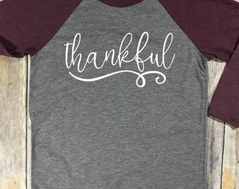 thankful shirts etsy