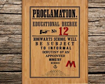 Restricted Section Harry Potter Inspired Signs