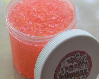 PINK LEMONADE FISHBOWL Lemon Scented Slime! Lots of Beads!