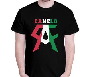 Inspired By Canelo Alvarez Mexican Flag Tshirt Unisex Adult T-Shirt S M L XL 2XL Sizes