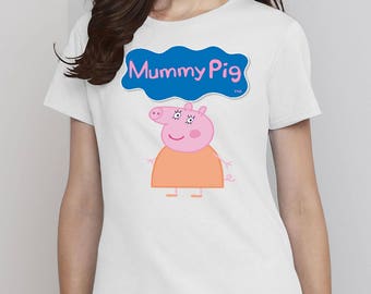 Peppa Pig, Peppa Pig Shirts, Mummy Pig, Mummy Pig Tshirt, Mummy Pig Shirts, Mommy Shirt, Peppa Pig Family Shirts, Peppa Pig Birthday Shirt