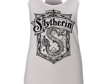Slytherin Shirt. Slytherin Tank Top. Harry Potter Tank Top. Slytherin. Slytherin TShirt. Women's Racerback Tank Top. S - 2XL. More Colors.