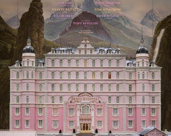 The Grand Budapest Hotel movie poster A4 size