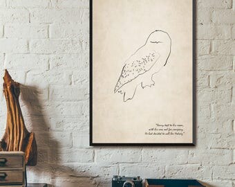 Harry Potter Hedwig Owl Poster 24" x 36"