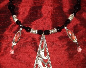 Designer necklace in the spirit art nouveau vintage