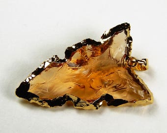 Image result for image of citrine in shape of arrow head