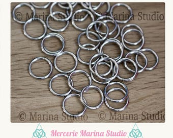 Set rings 10mm stainless steel - jump rings