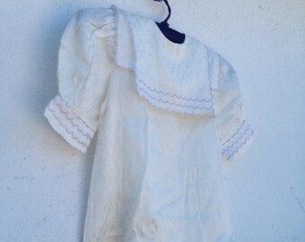 Girl's Sailor Shirt 80's Vintage, Pearl Beige