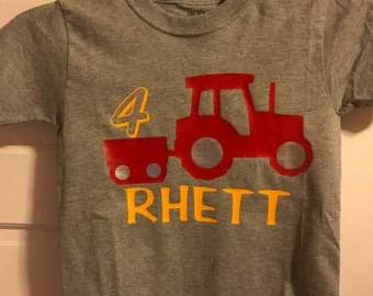 Tractor Birthday Shirt