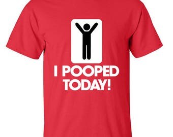 Womens Funny This girl POOPED TODAY tshirt college humor hip