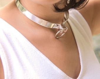 Slave Collar | Discreet Collar Necklace | Locking Collar Necklace | Submissive Collar Necklace | Submissive Gift | Lockable Collar Necklace