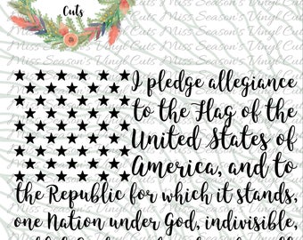 Free Free American Flag Pledge Svg 109 SVG PNG EPS DXF File