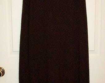 90’s 00’s Chestnut Brown Tencel Maxi Skirt by L.l.bean