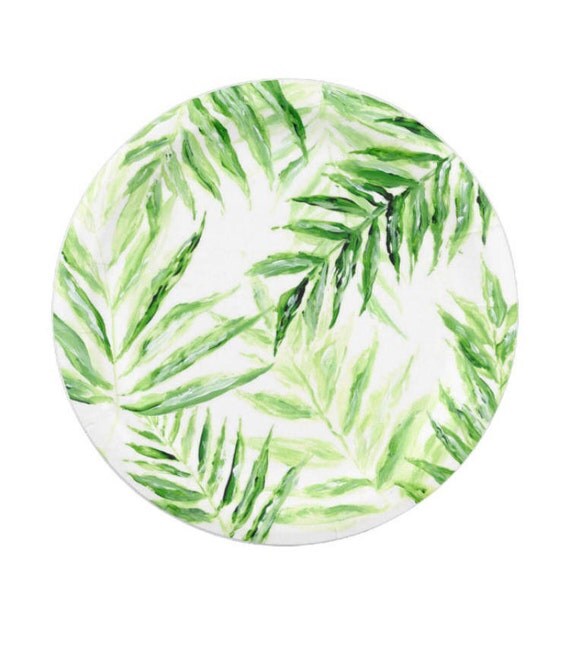 Palm Leaf Paper Plates tropical leaf plates palm leaf plate