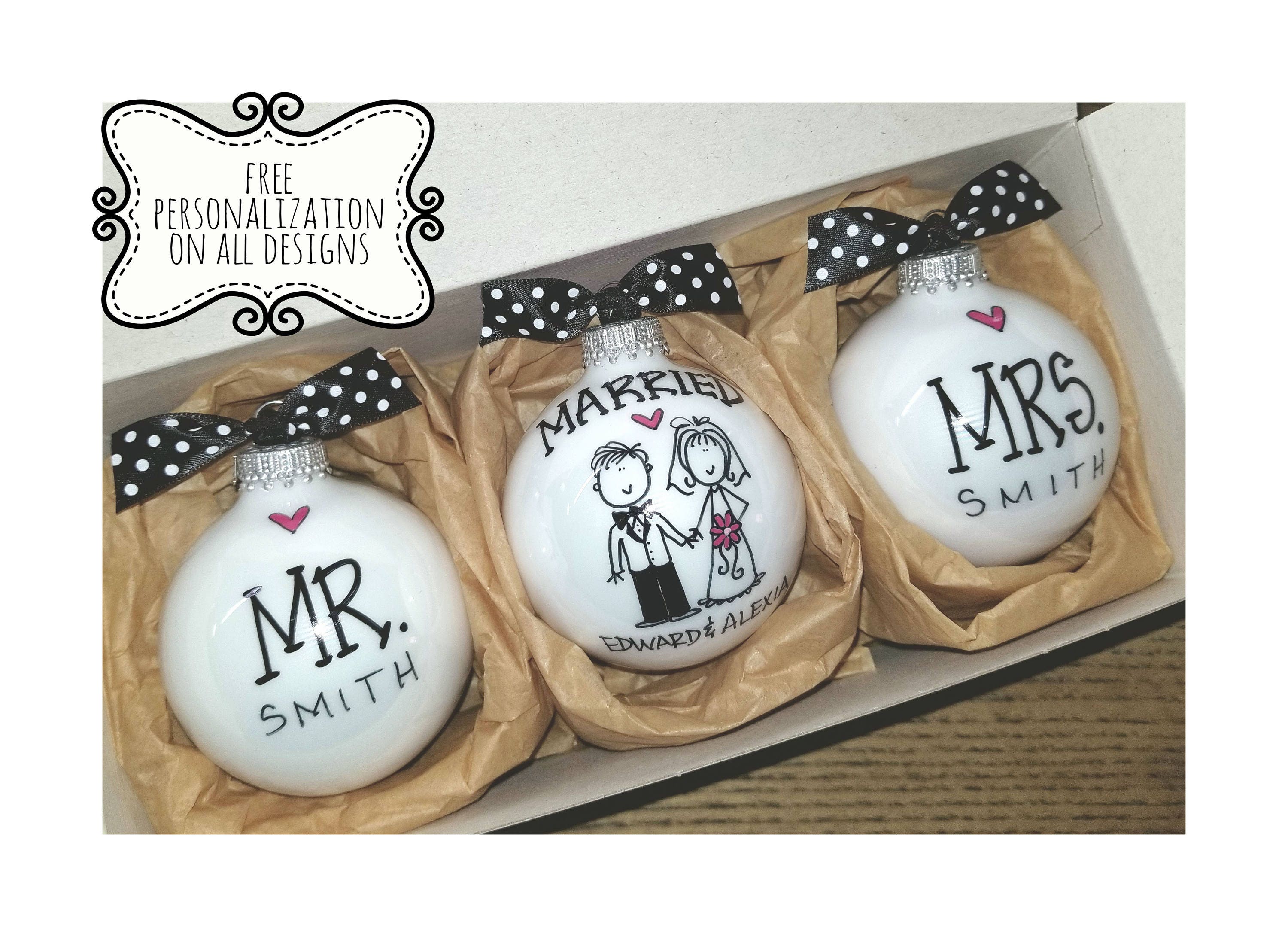 Wedding Gift, Gift for the Couple, Mr. and Mrs. Gift, Personalized ...