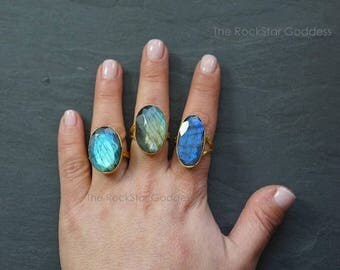 Halloween SALE // Labradorite Ring // Labradorite Gold // Labradorite // Gold Labradorite Ring // Labradorite Jewelry // Labradorite