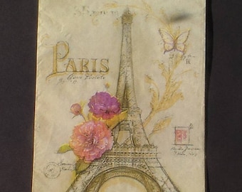 Paris Eiffel Tower, iDecoupage Napkins, Decoupage Napkins, Decorative Napkins, Paper Napkins, Fabulous Napkins, France