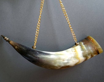 Celtic Nordic Viking horn mug Viking drinking horn Wine horn cow horn Soviet Wall decor Goth Pagan Wedding gift idea gift for hunter husband