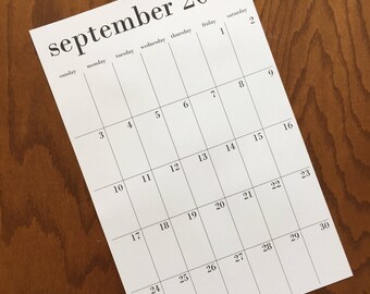This is your year 2017-2018 16 month calendar, 11 x 17 academic wall calendar, family fridge calendar with magnet, 2017 - 2018 wall planner