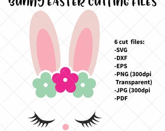 Download Easter bunny face | Etsy