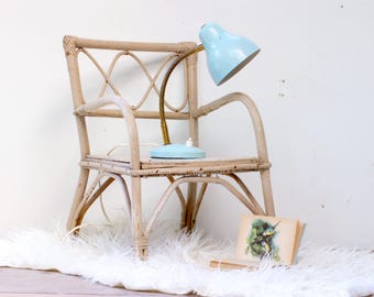 Lampe de bureau vert menthe Aluminor à poser ou à accrocher au mur , frenchvintagecharm lamp, style shabby chic