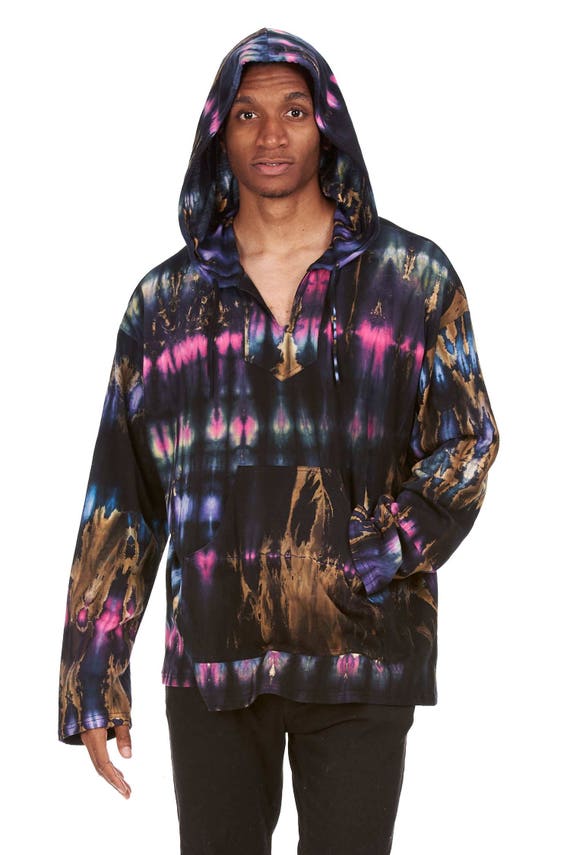 hippie tie dye hoodie