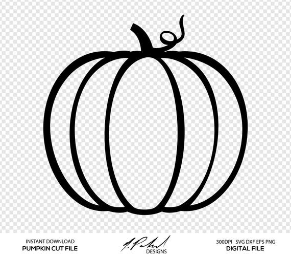 Download Pumpkin Cut File Digital Files Pumpkin SVG Pumpkin DXF