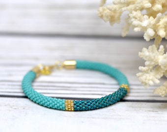 Turquoise jewelry mermaid jewelry minimalist bracelet dainty bracelet stacking bracelet simple bracelet beaded bracelet gift|for|women gift