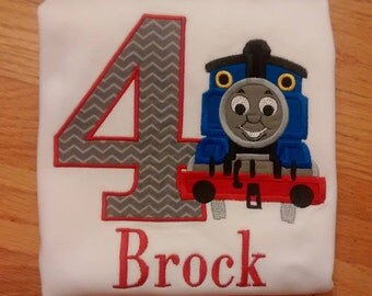 Personalized Thomas/Train Birthday Shirt