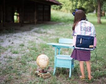 Monogrammed Backpack | Personalized Backpack | Monogrammed Book Bag | Jadelynn Brooke | Back to School | Teen Backpack | Girls Book Bag