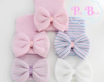 BABY GIRL HAT newborn baby girl hospital hat newborn girl hat infant girl hat hospital newborn hat newborn hat infant hat, baby hat baby bow
