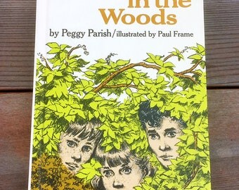 Clues In The Woods by Peggy Parish Illustrated by Paul Frame Hardcover 1968