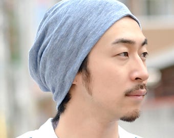 MADE in JAPAN 100% LINEN Beanie Hat Summer Designer Men Women Ventilating be-win