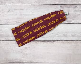 Exclusive Michigan Sassy Olive Sassy Stretch headband; The Sassy Olive; Michigan; Michigan headband; Michigan fabric