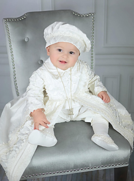 Baby Boy Christening Gown Spanish Style outfit ropones para