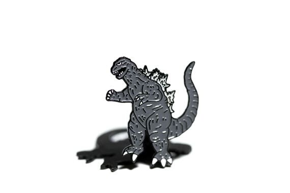 Godzilla Enamel Pin