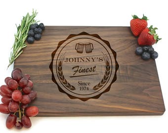 Wood Chopping Board, Cheese Board, Personalized Cutting Board, Dad Gift, Grandpa Gift, Man Gift, Kitchen Decor, Personalized Gift, PTCB010