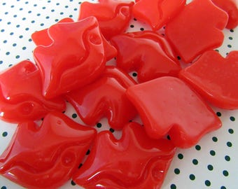 Red Lips, Kiss Flatbacks, Lips Cabochons, Lips Flatbacks, Scrapbooking Lips, Red Lip Buttons, Resin Lips, Valentine's Craft, Red Hot Kisses