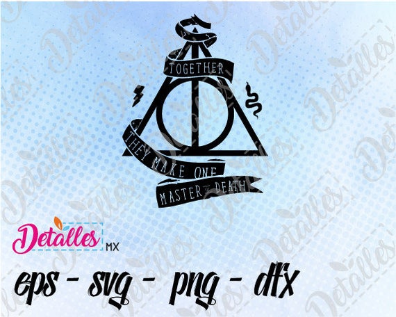 Deathly Hallows SVG Harry Potter eps dxf pdf png Cut Files