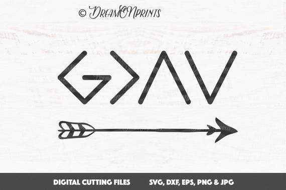 God is Greater Than the Highs and Lows Svg Svg God DXF File